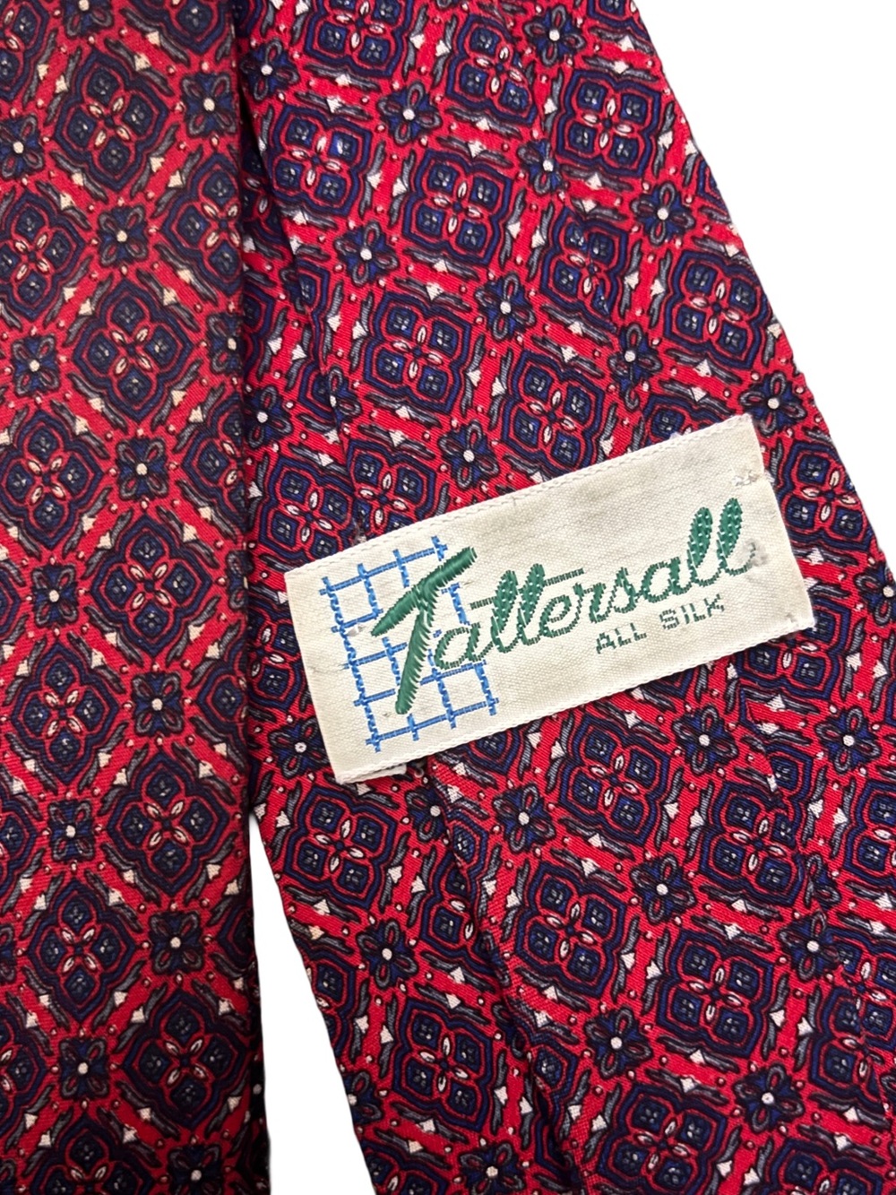 TATTERSALL silk vintage tie